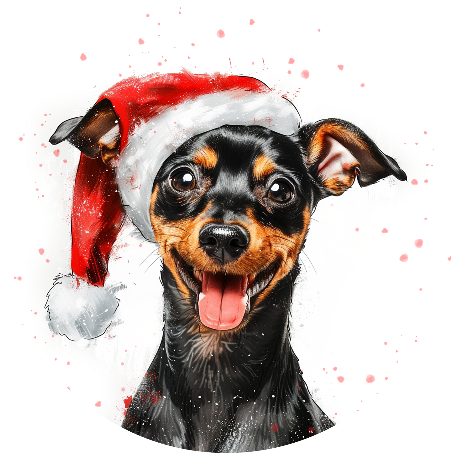 Mini Pinscher Dog Christmas Bauble