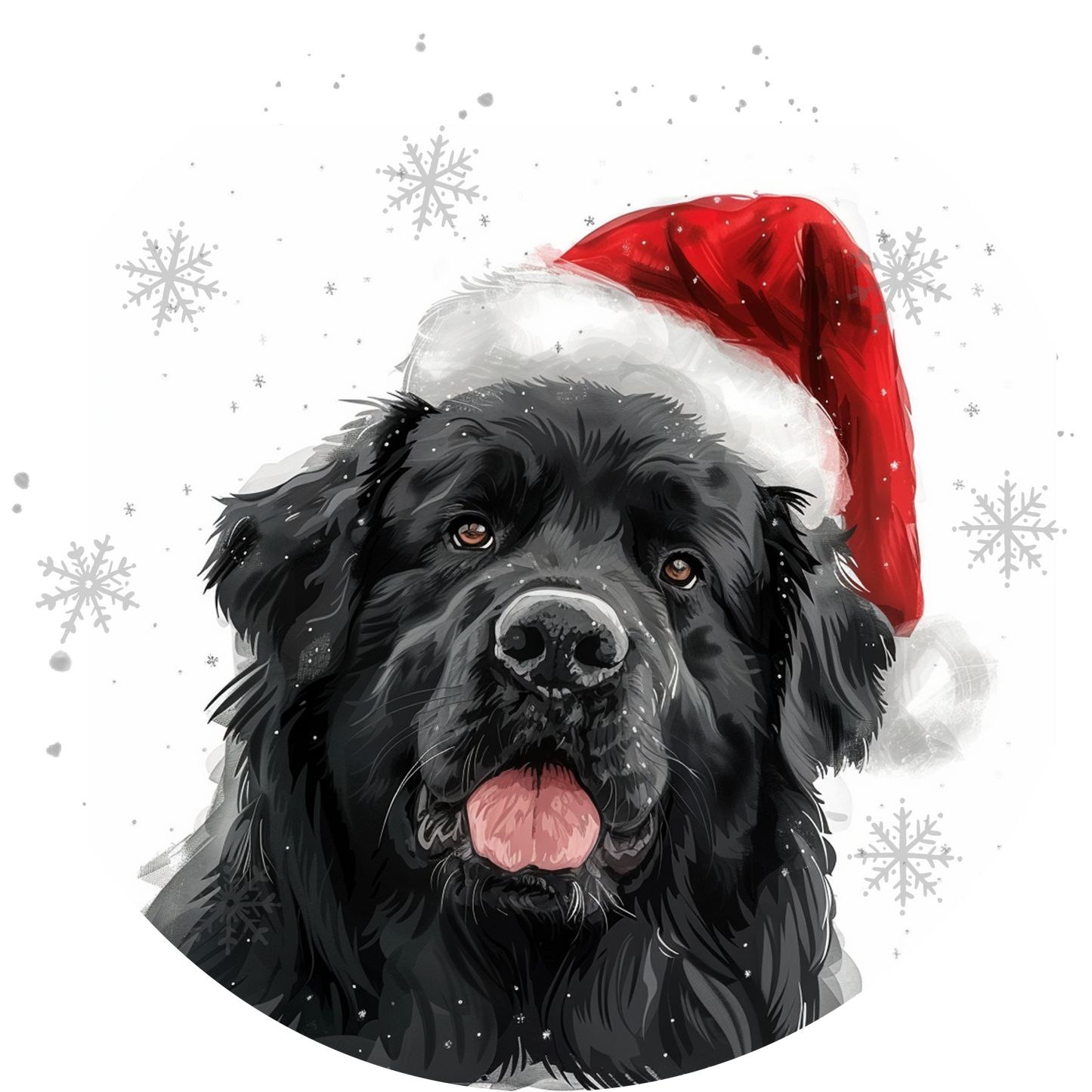 Newfoundland Dog Christmas Bauble