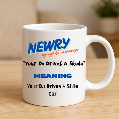 Your Da Drives A Skoda  - Newry Mug