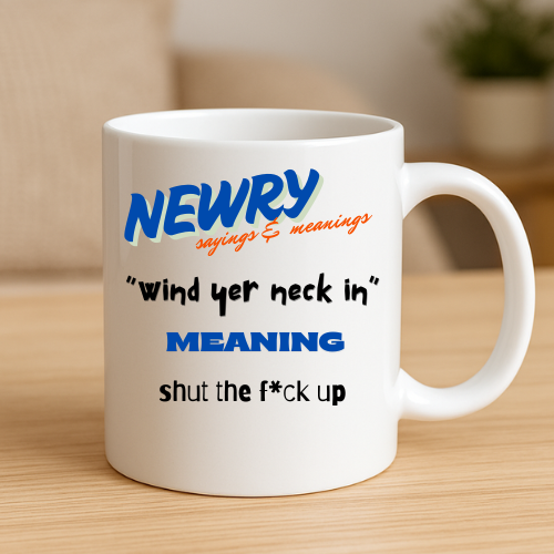Wind Yer Neck In - Newry Mug