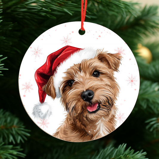 Norfolk Terrier Dog Christmas Bauble