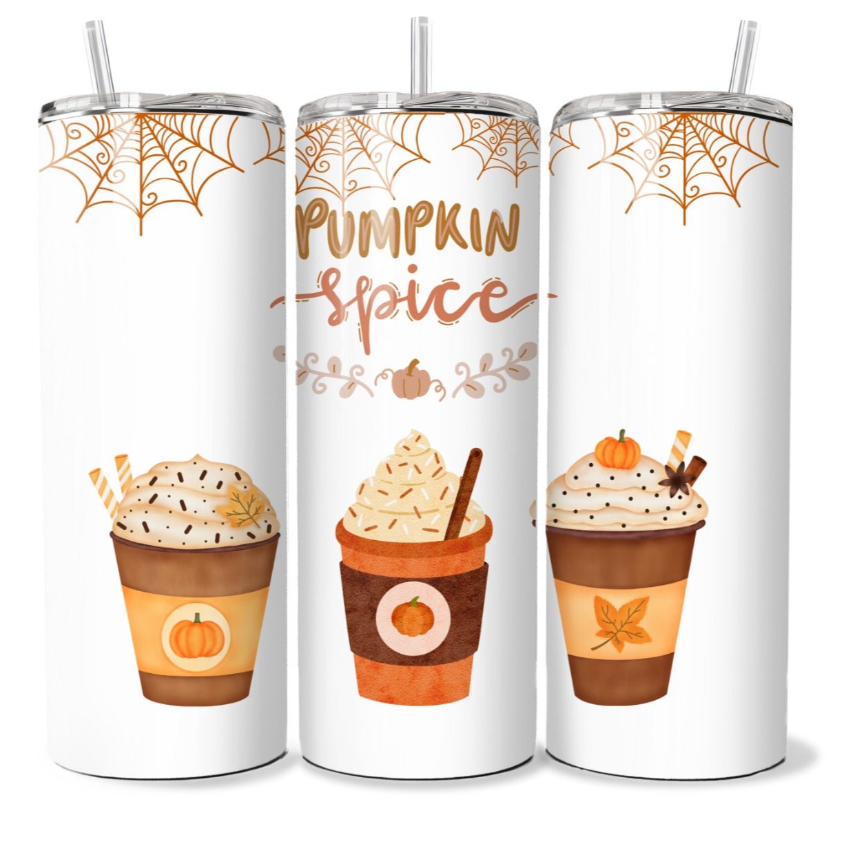 Pumpkin Spice Halloween Hot and Cold 20oz Tumbler