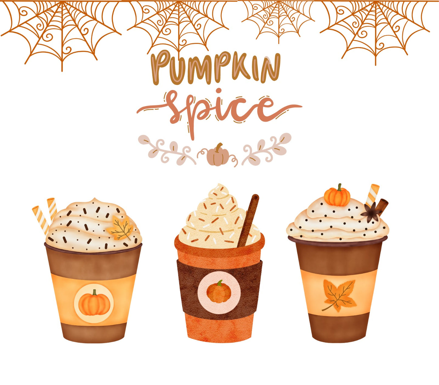 Pumpkin Spice Halloween Hot and Cold 20oz Tumbler