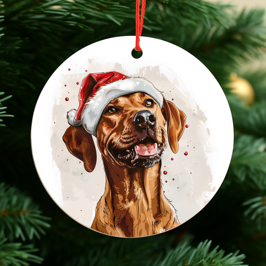 Rhodesian Ridgeback Dog Christmas Bauble