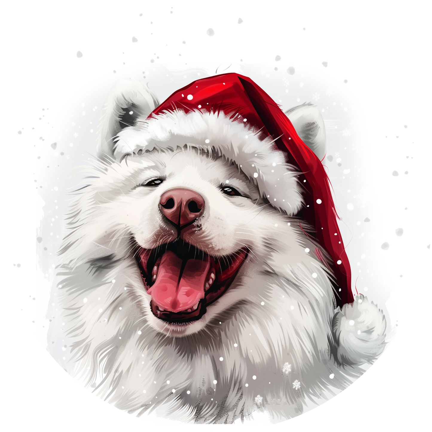 Samoyed Dog Christmas Bauble
