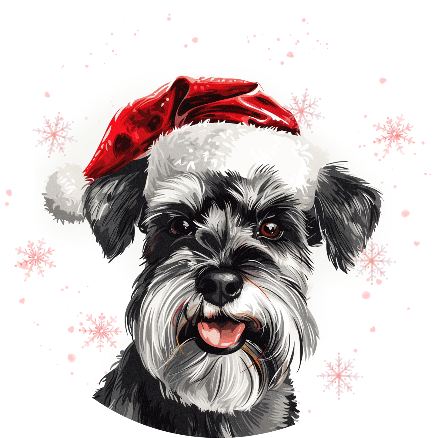 Schnauzer Dog Christmas Bauble