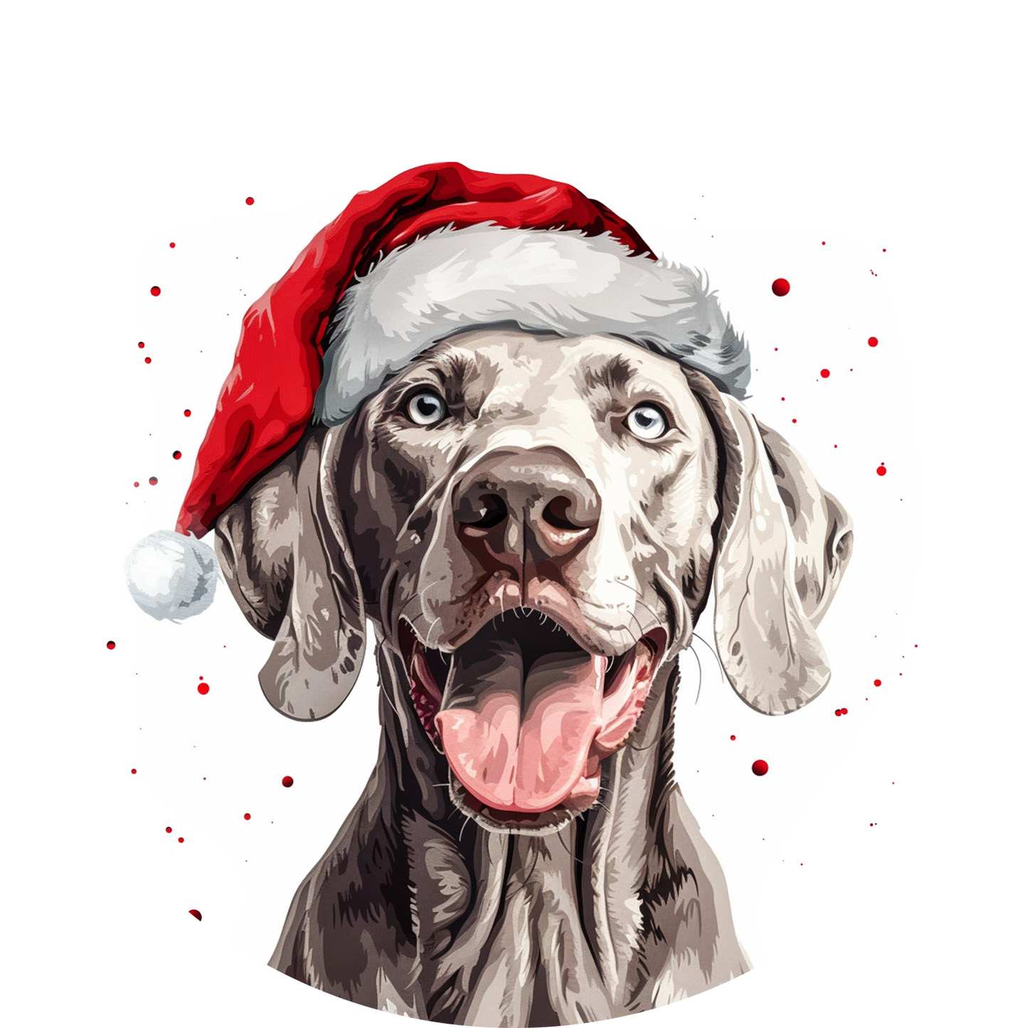 Weimaraner Dog Christmas Bauble