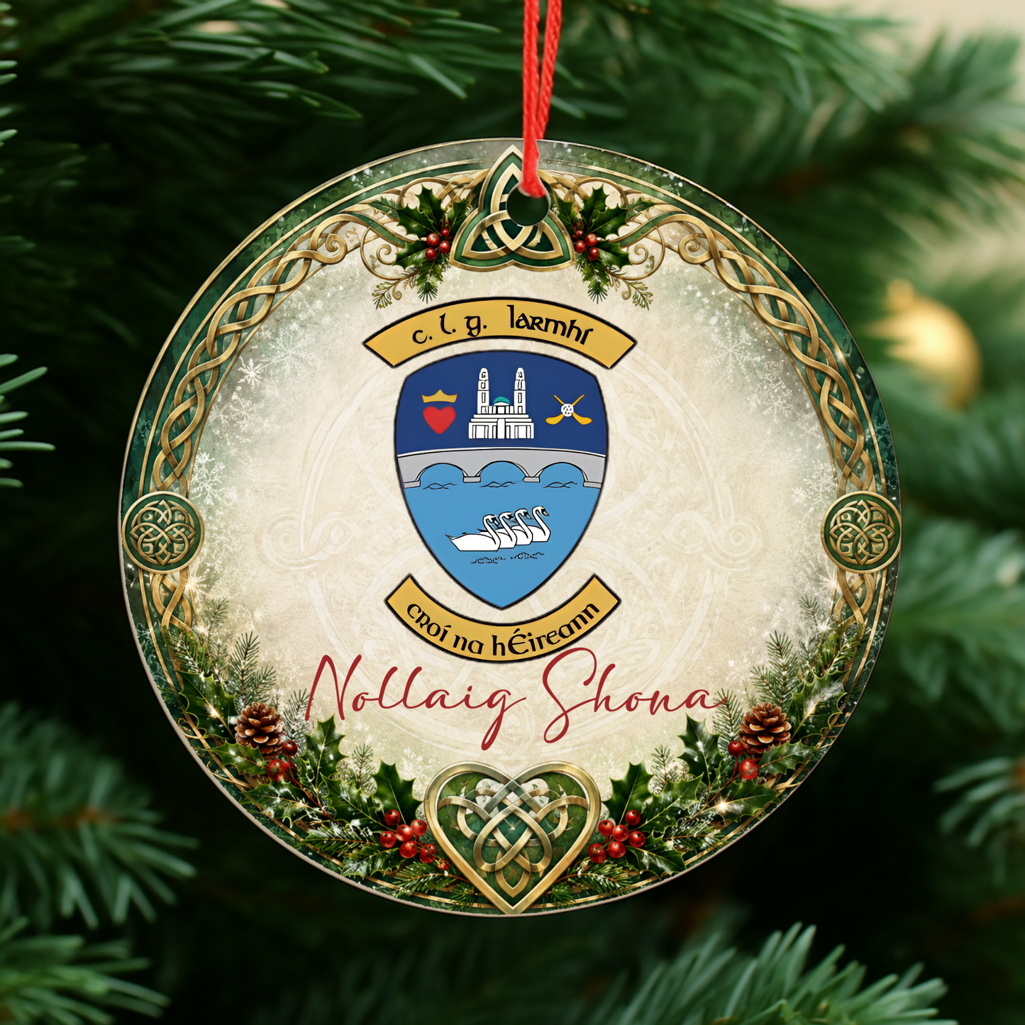 GAA County Westmeath Christmas Bauble | Irish GAA Decoration