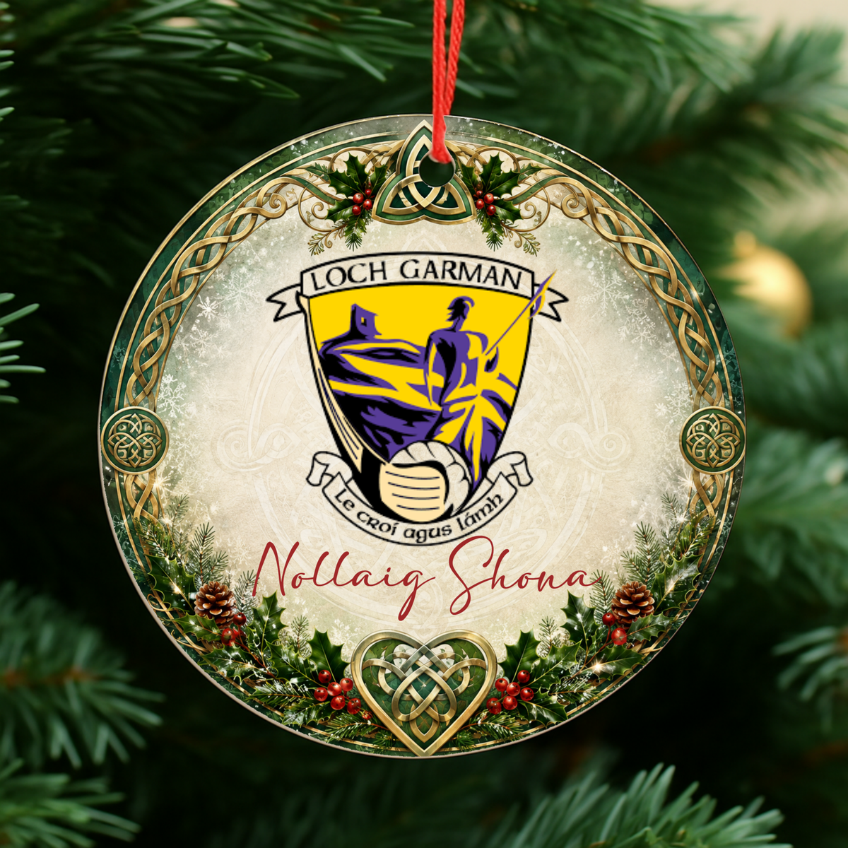 GAA County Wexford Christmas Bauble | Irish GAA Decoration