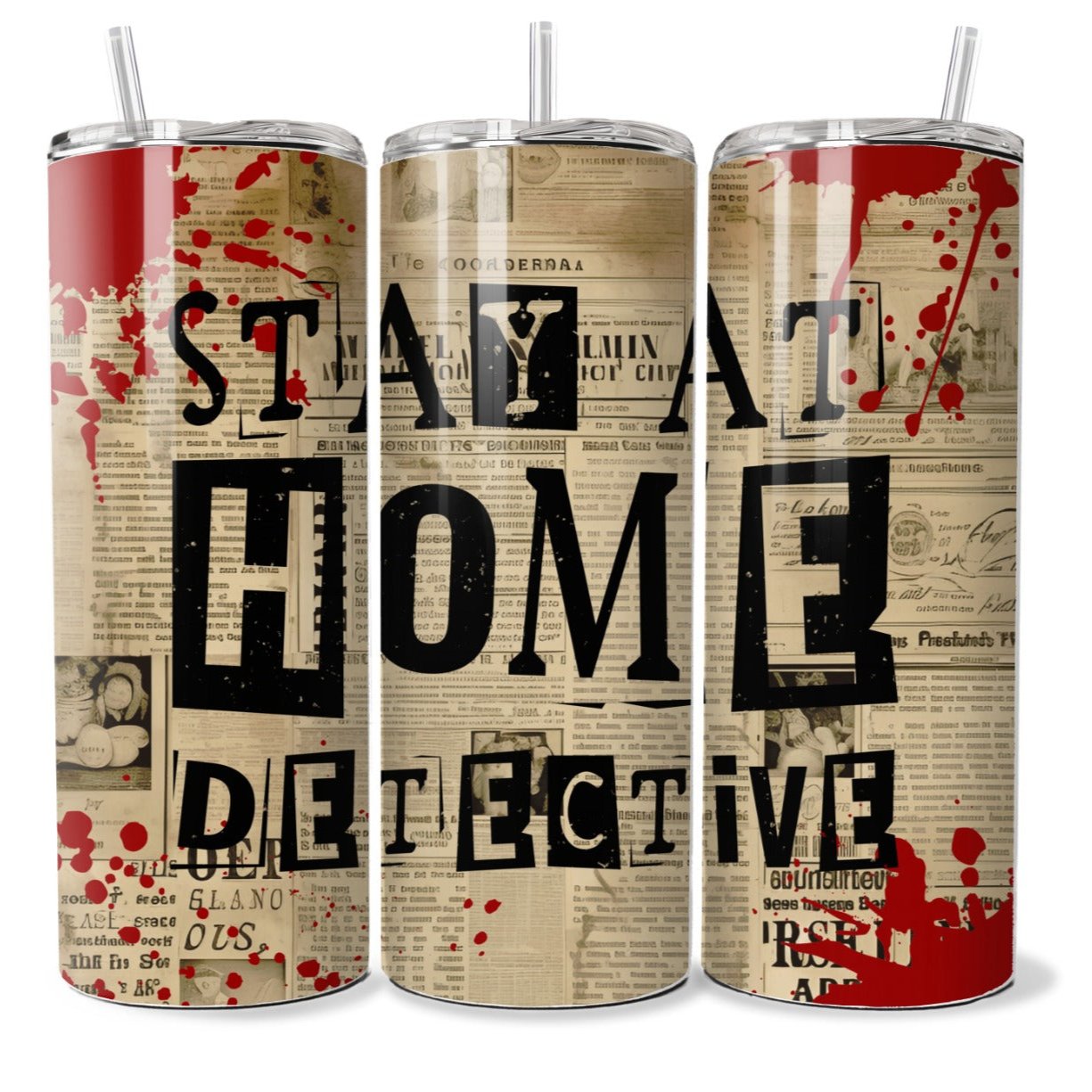 Stay At Home Detective 20oz Hot and Cold Tumbler