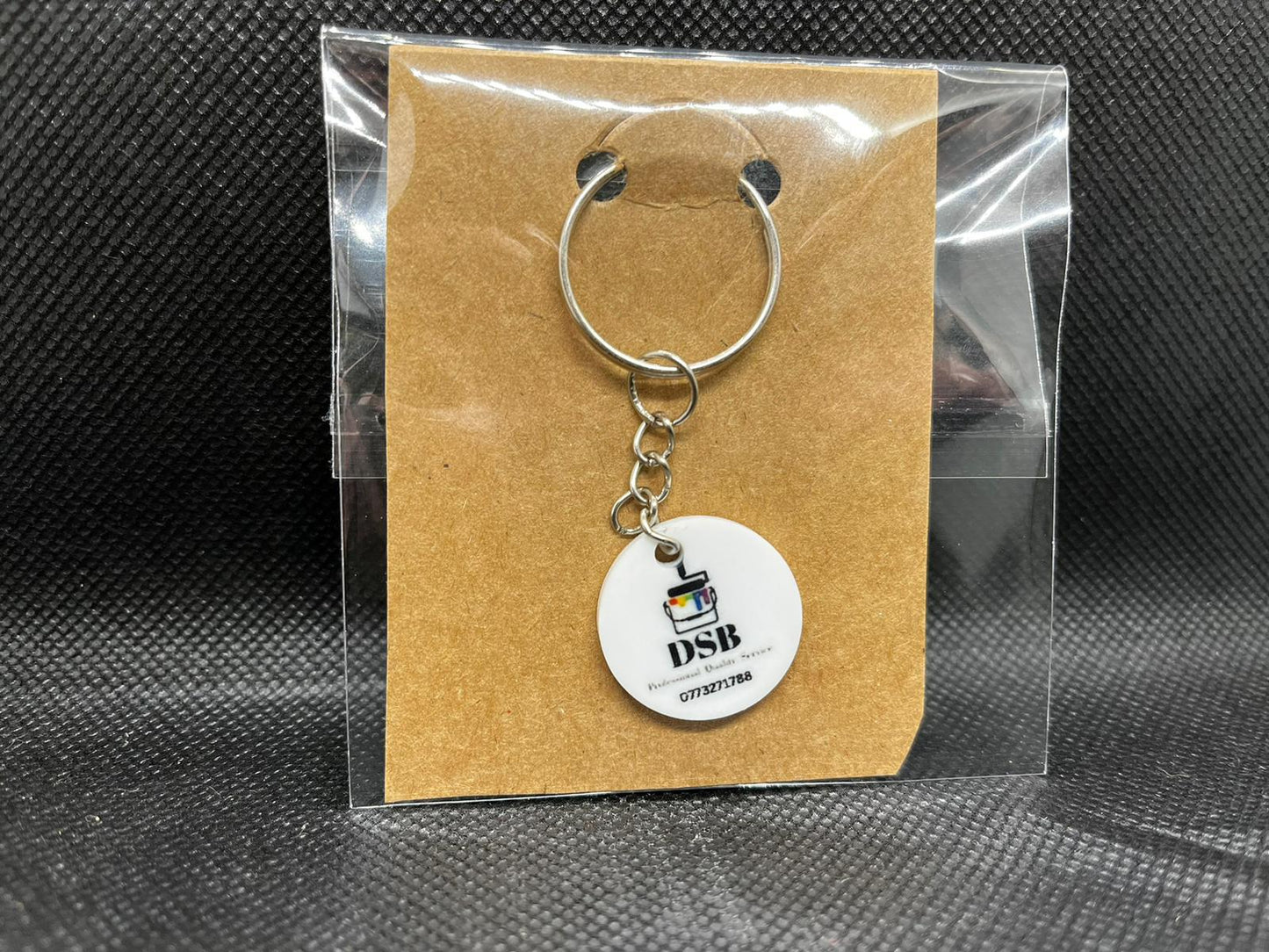 Personalised Round Trolley Key Tokens