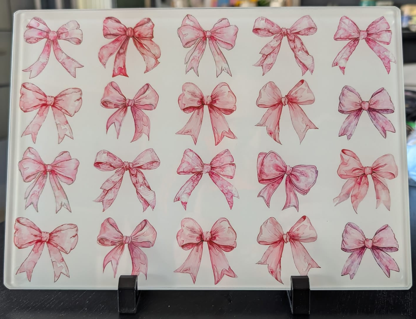 Pink Bowes Chopping Board