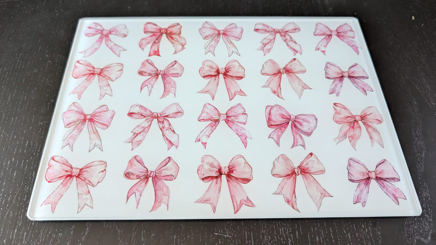 Pink Bowes Chopping Board