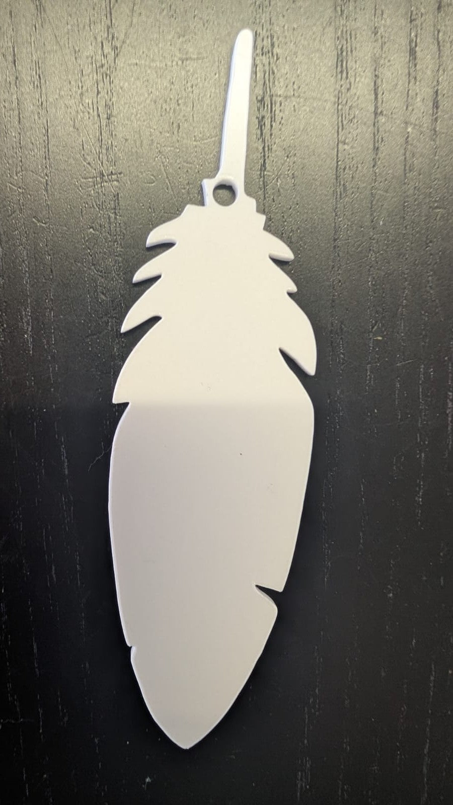 Personalised Angel Feather Christmas Bauble