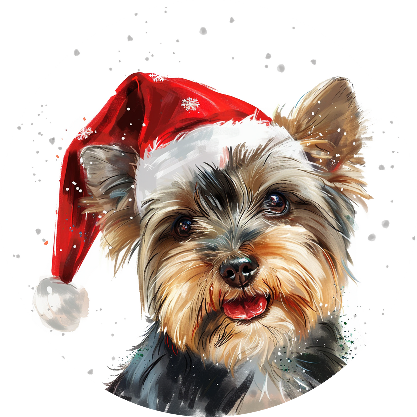 Yorkshire Terrier Dog Cute Christmas Bauble