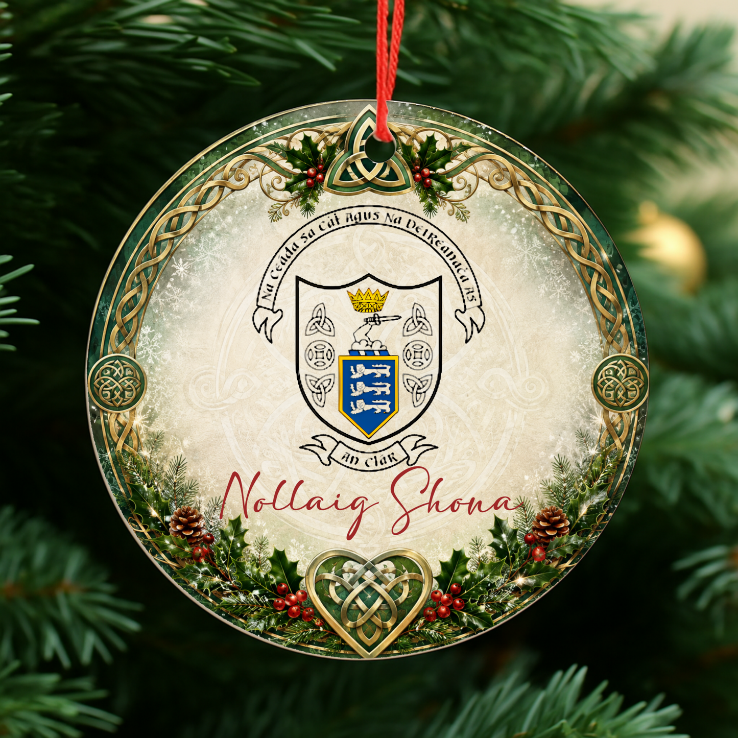 GAA County Clare Christmas Bauble | Irish GAA Decoration