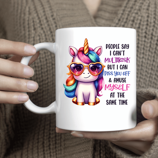 Colourful Unicorn Office Coffee Mug