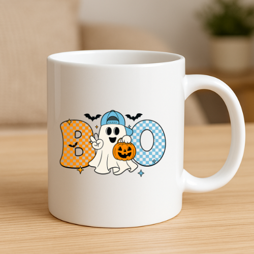 Boo Halloween Mugs