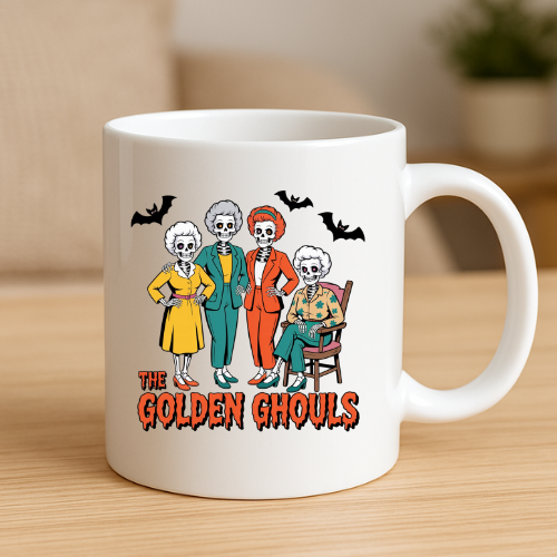 The Golden Ghouls Halloween Mug