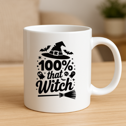 100% That Witch Halloween Mug