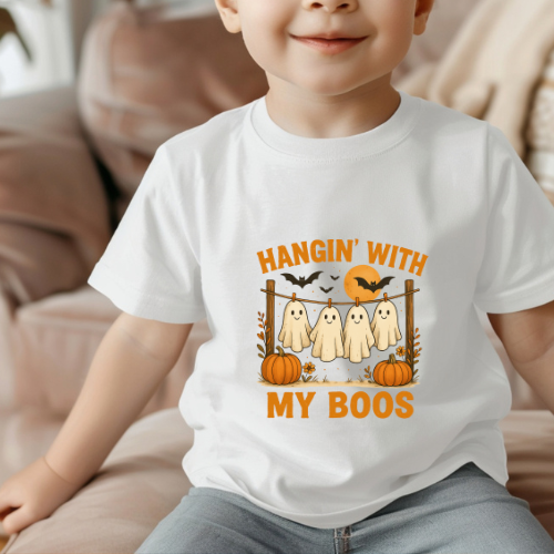 Kids Hangin' With My Boos Halloween T-Shirt