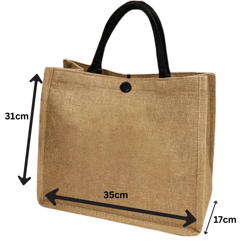 Personalised Custom Printed Eco Jute Bags