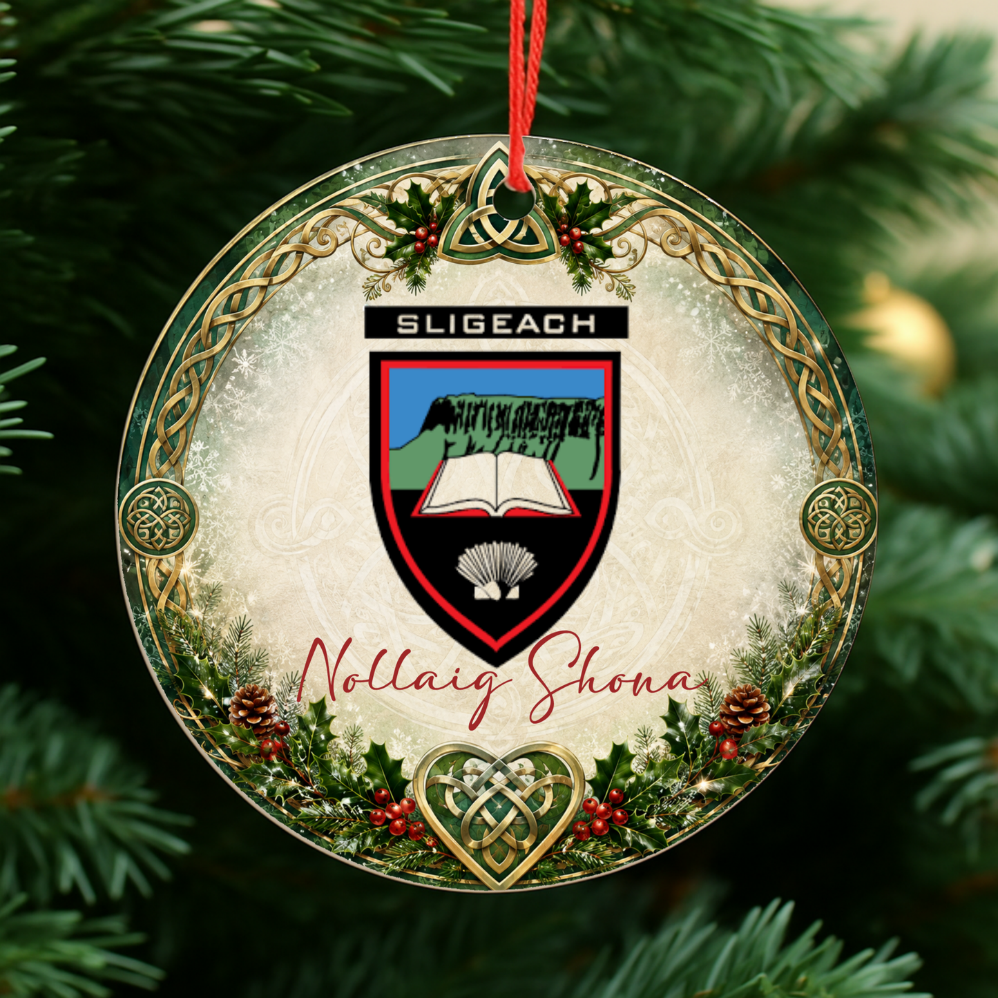 GAA County Sligo Christmas Bauble | Irish GAA Decoration