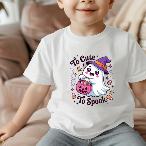 To Cute To Spook Kids Halloween T-Shirt